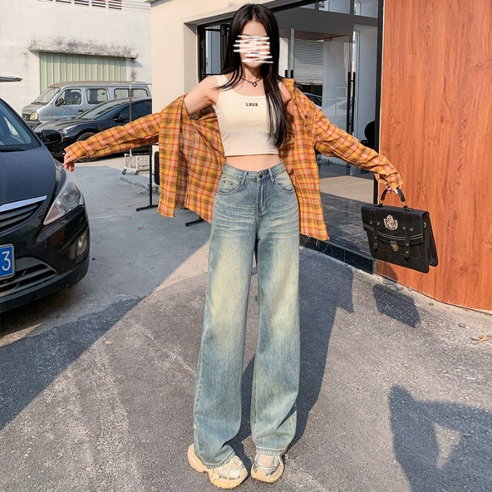 Lily – Glacier Blue Wide-leg Jeans