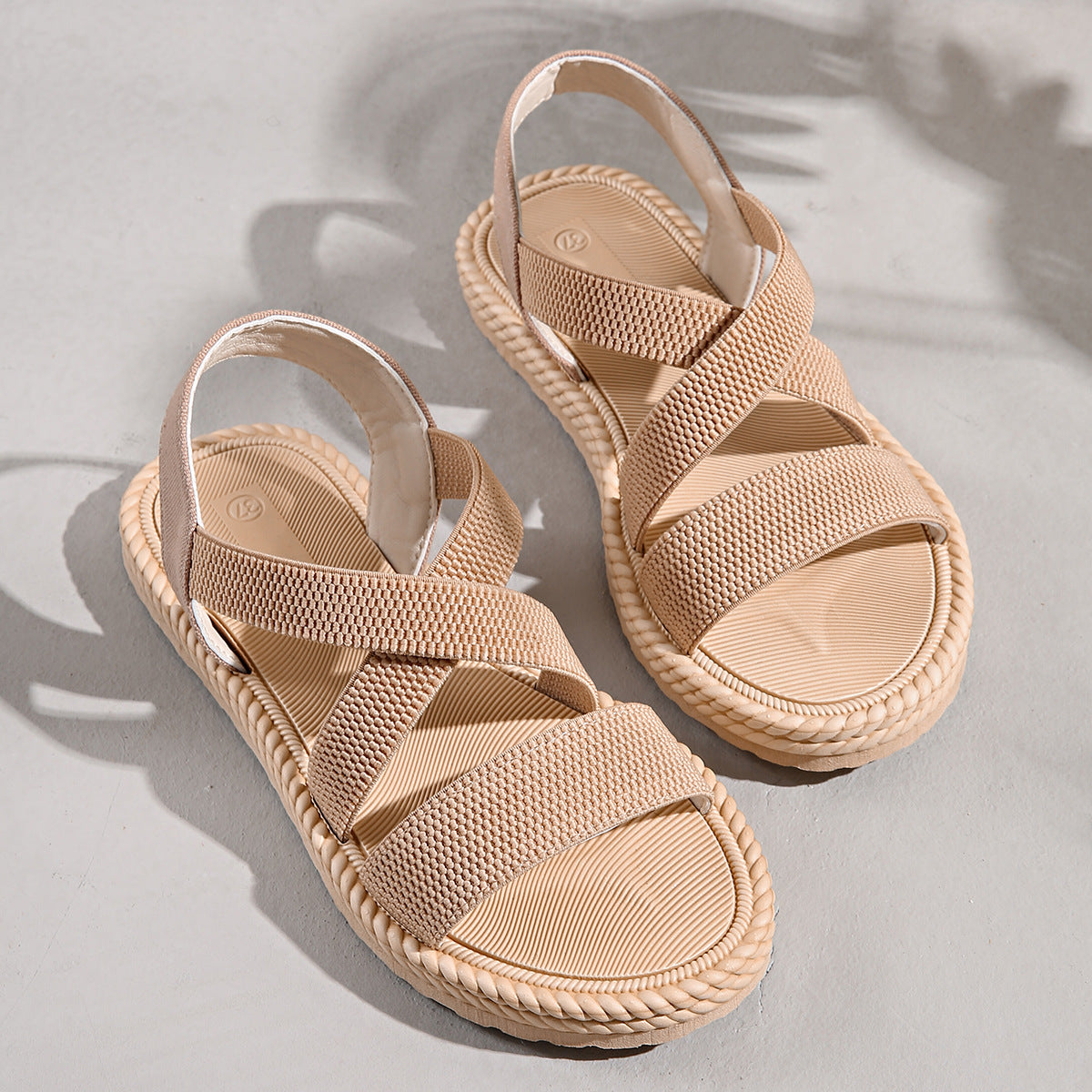 Margaret – Women's Elastic Band Roman Sandals