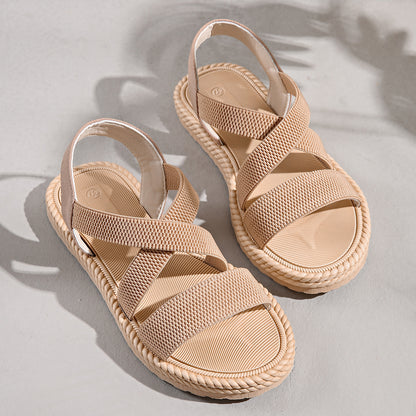 Margaret – Women's Elastic Band Roman Sandals