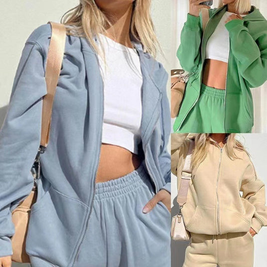 Jenny – Loose Hooded Sportswear Jogger Suit