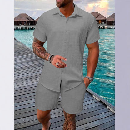 Dan – Summer Jacquard Casual Suit