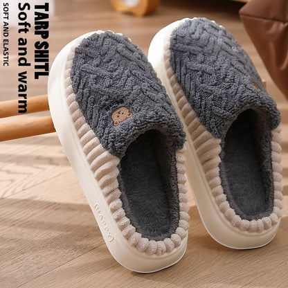 Carol – Cozy Bear Plush Slippers