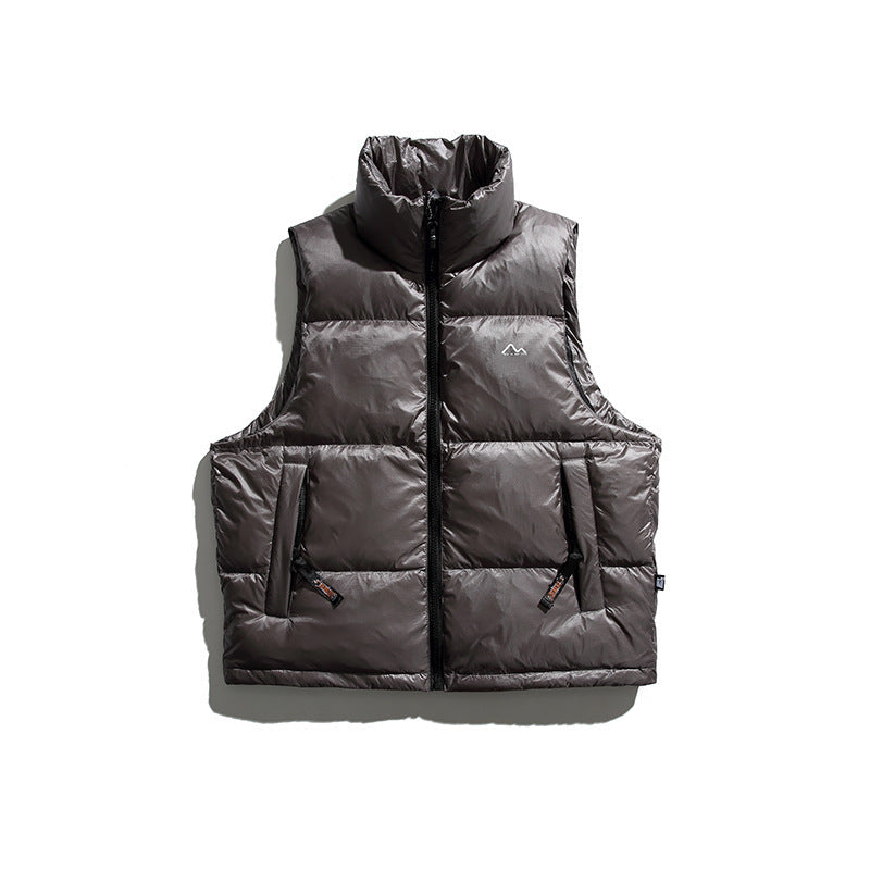 Alan – Glossy Printed Down Vest