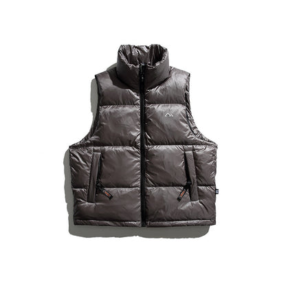 Alan – Glossy Printed Down Vest
