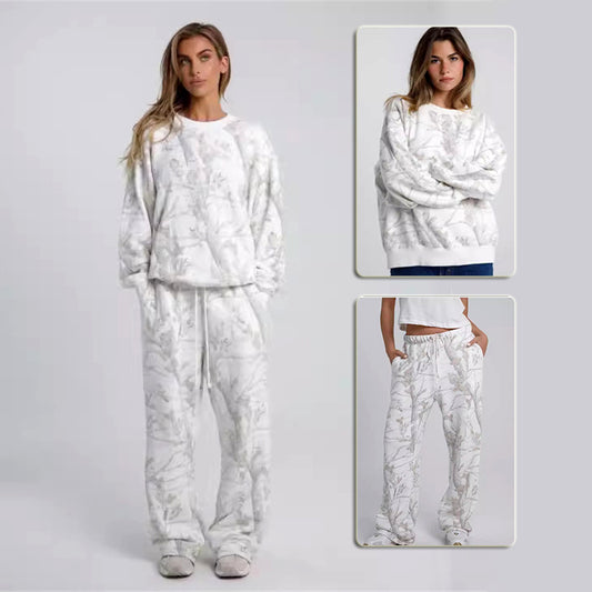 Holly – Camouflage Hoodie Sweatshirt Set