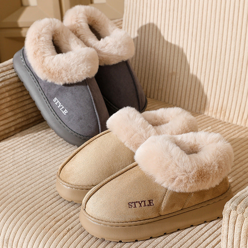 Shannon – Cozy Vegan Suede Snow Boots