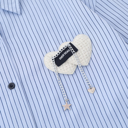 Marcus – Men's Pinstripe Long-sleeved Shirt