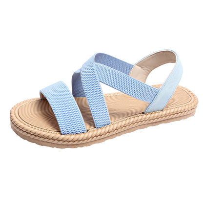 Margaret – Women's Elastic Band Roman Sandals