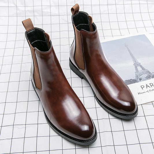 Rory – Men's Trendy High Top Vegan Leather Shoes