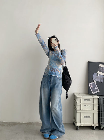 Holly – Retro Wide-Leg Jeans