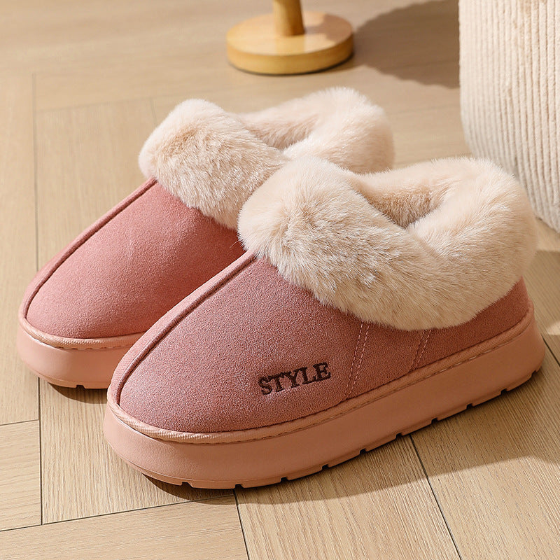 Shannon – Cozy Vegan Suede Snow Boots