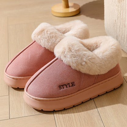 Shannon – Cozy Vegan Suede Snow Boots
