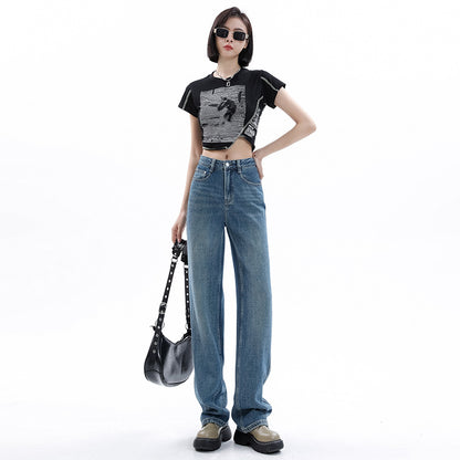 Anne – Light-Colored Wide-Leg Jeans