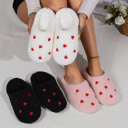 Tamara – Women's Heart Toe Fluffy Slippers