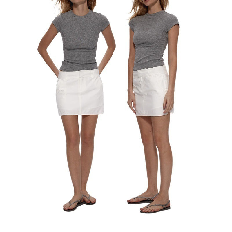Sandra – Slimming Round Neck T-Shirt