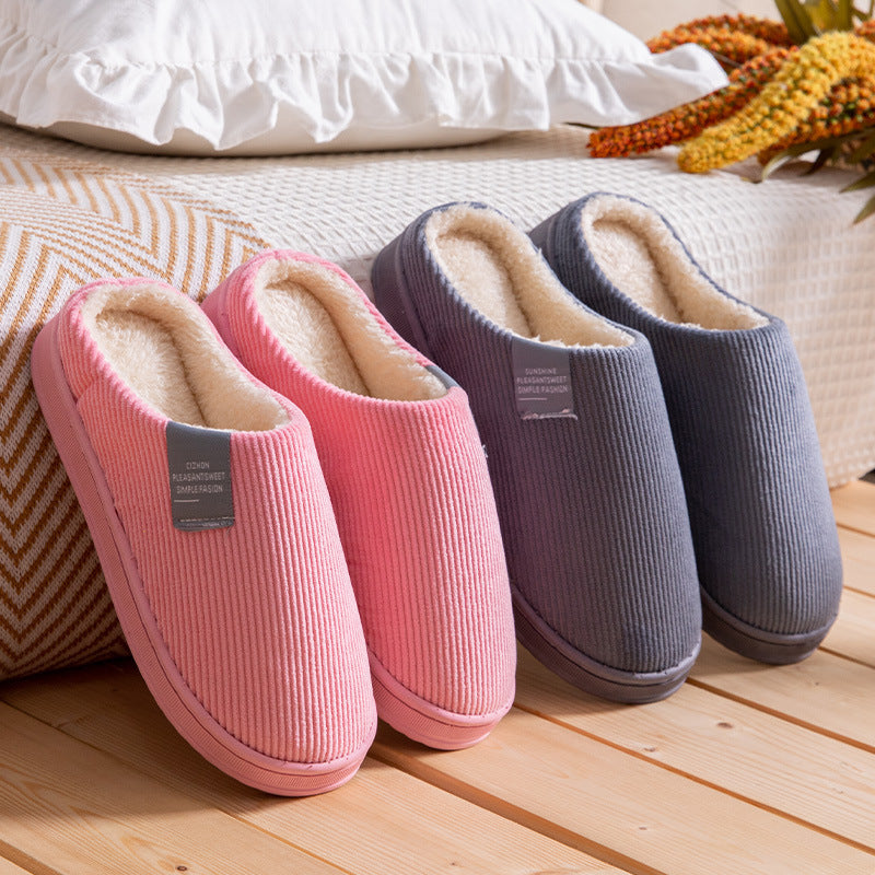Aidan – Casual Indoor Slippers with Stripes