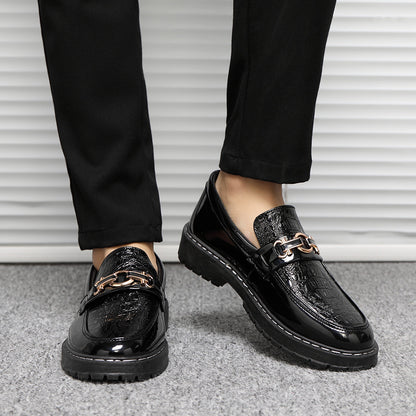 Tom – Glossy Casual Vegan Leather Shoes