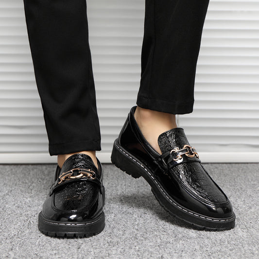 Tom – Glossy Casual Vegan Leather Shoes