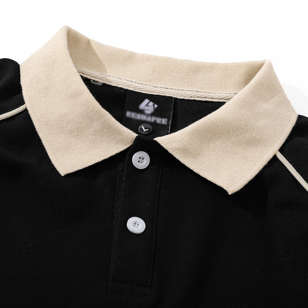 Louis – Spider Letter Print Short-sleeve Polo
