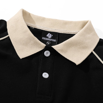Louis – Spider Letter Print Short-sleeve Polo