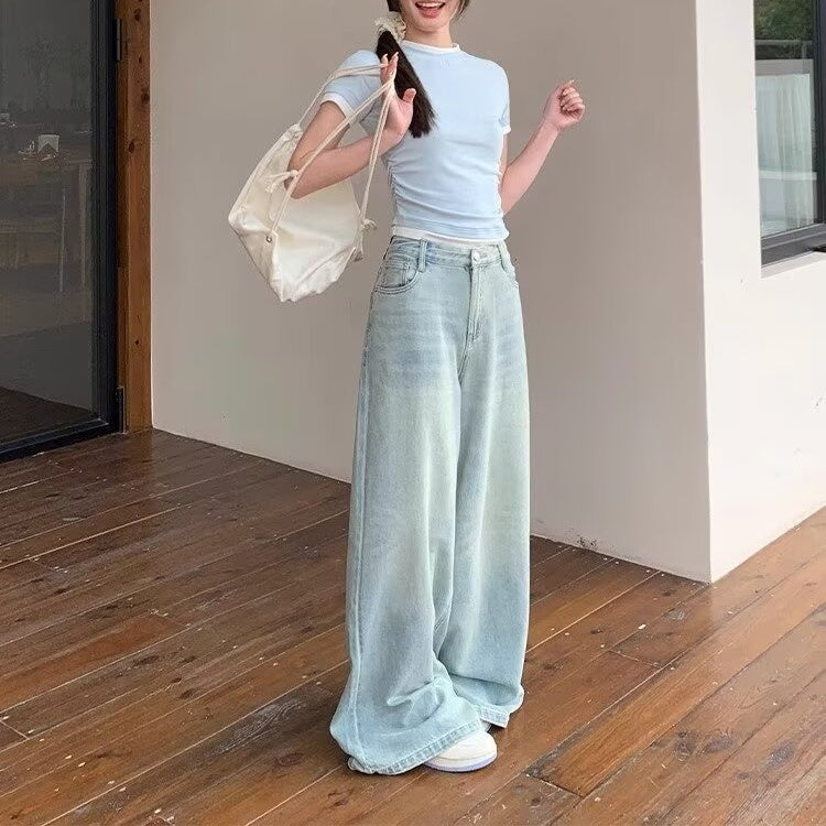 Leanne – Loose-fitting Wide Leg Jeans