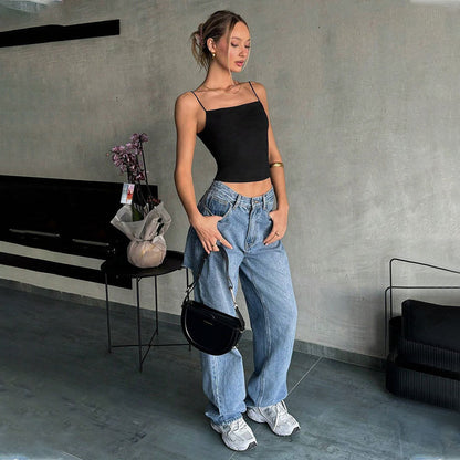 Heather – Sexy Backless Spaghetti Strap Vest
