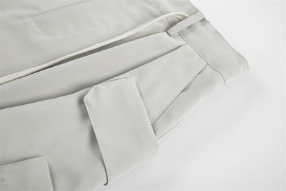 Bob – Men's Loose Straight Shorts with Irregular Pockets