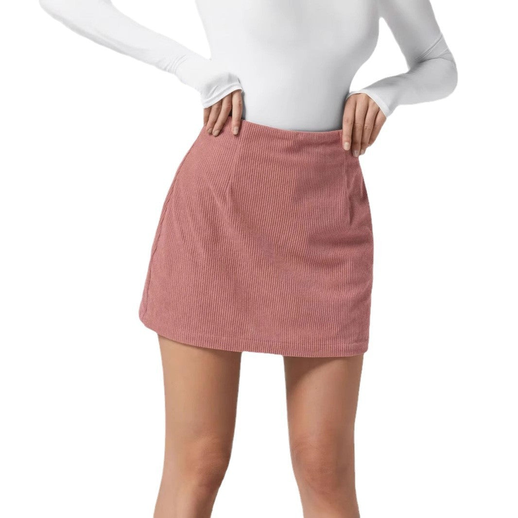 Joan – Corduroy A-Line Skirt