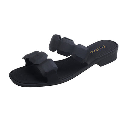 Patricia – Simple Square Toe Sandals