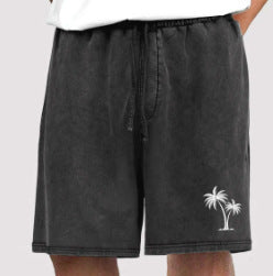 Ross – Men's Beach Shorts with Drawstring Elastic Waist