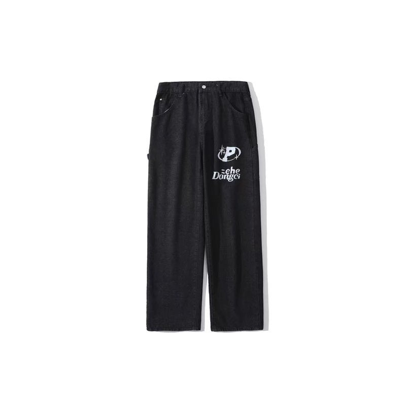 John – Trendy Straight-Leg Denim Pants