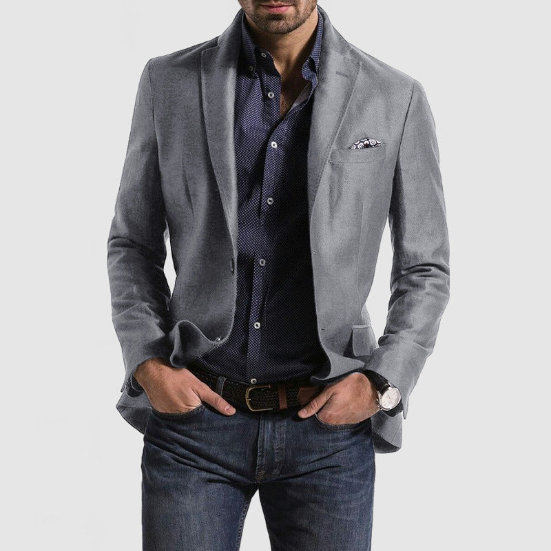 Colin – Casual Printed Double Button Suit