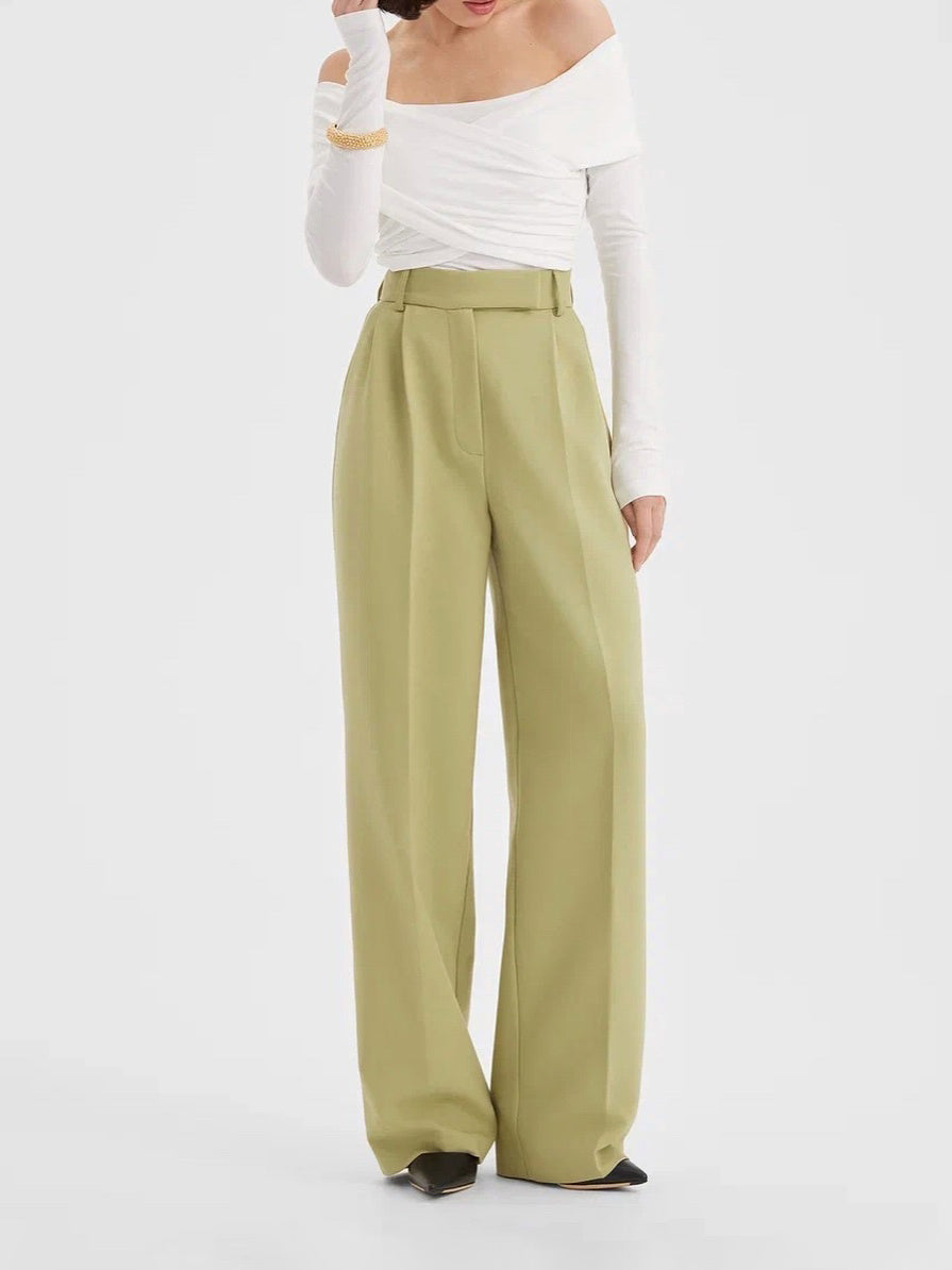 Zoe – Elegant High-Waisted Suit Set