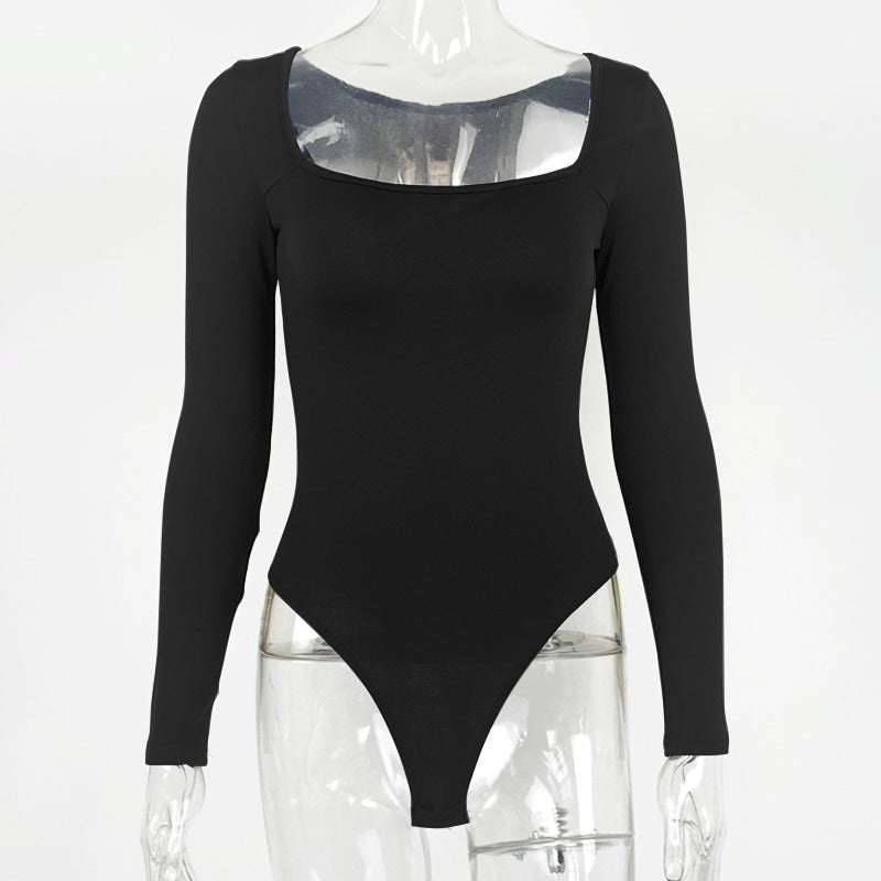 Robyn – Sexy Slim Fit Jumpsuit with Square Collar
