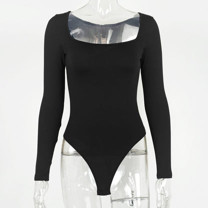 Robyn – Sexy Slim Fit Jumpsuit with Square Collar