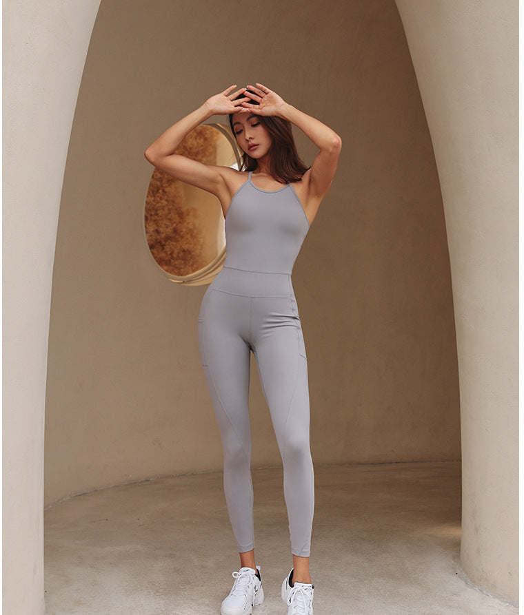 Lucy – Elegant One-Piece Aerial Yoga Outfit