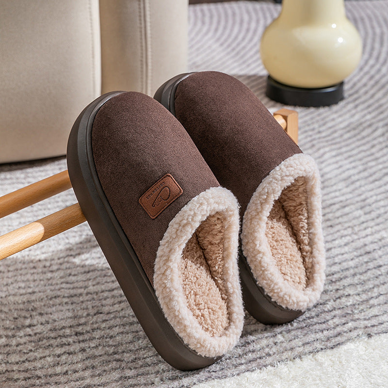 Shirley – Velvet Thermal Non-slip Vegan Suede Slippers