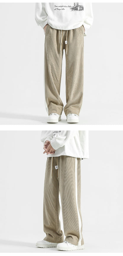 Bruce – Corduroy Retro Straight-Leg Pants