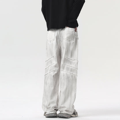 Louis – Men's Retro White Jeans