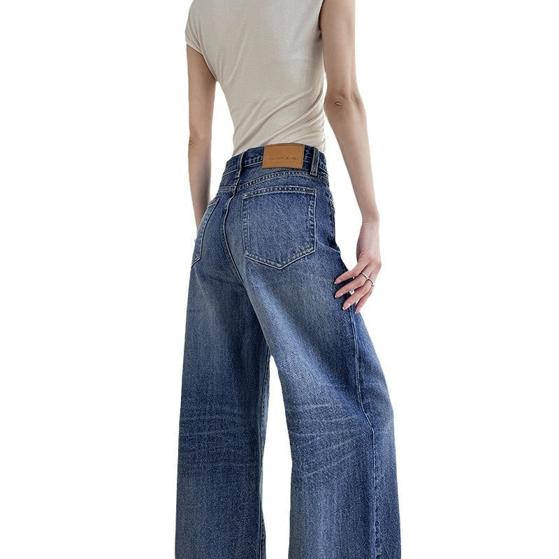 Clara – Women's High Waist Wide Leg Jeans