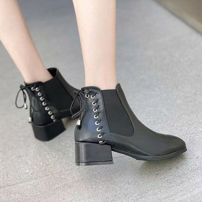Esme – Velvet Warm Booties for Women