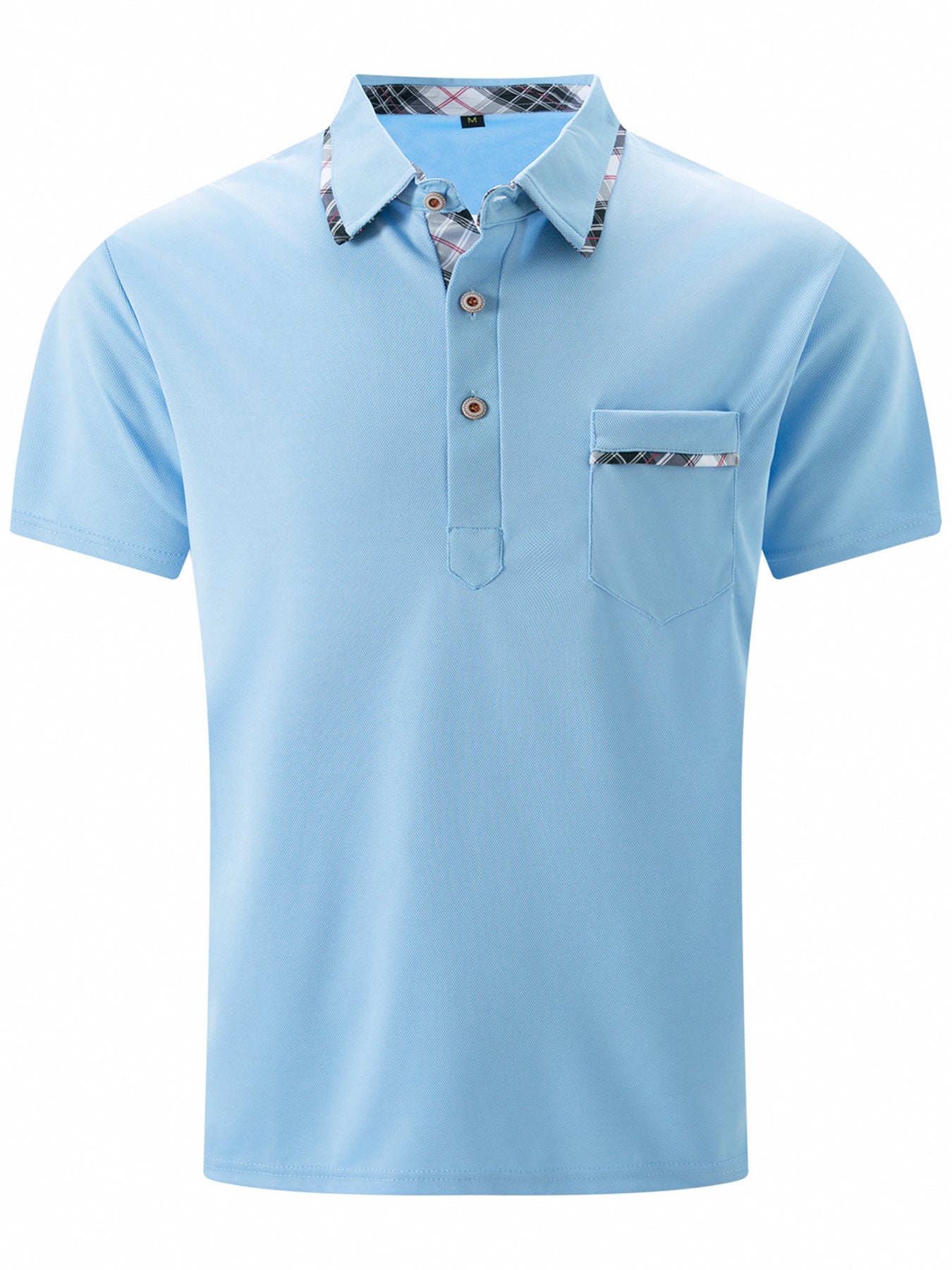 Roger – Casual Men's Polo Shirt with Asymmetric Design