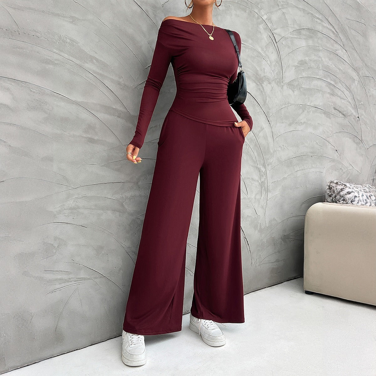 Carly – Fashionable Fitted Long Sleeve Suit