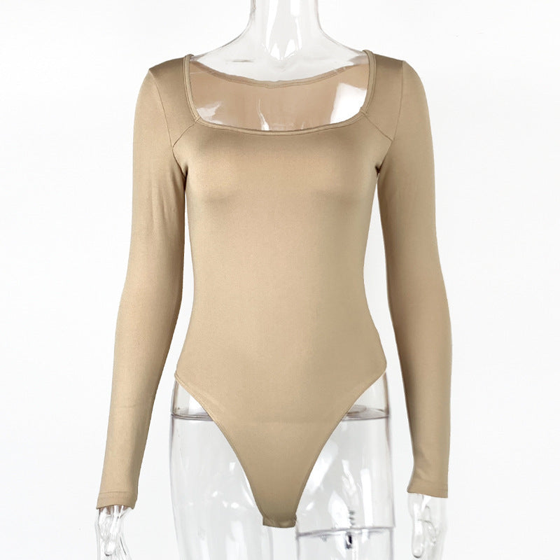 Robyn – Sexy Slim Fit Jumpsuit with Square Collar