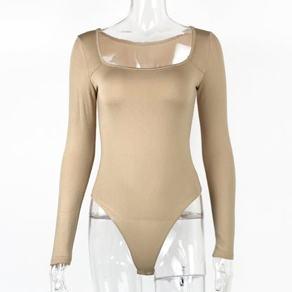 Robyn – Sexy Slim Fit Jumpsuit with Square Collar