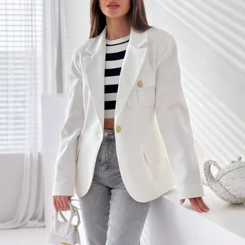 Georgina – Double Breasted Slim Fit Coat