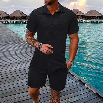 Dan – Summer Jacquard Casual Suit