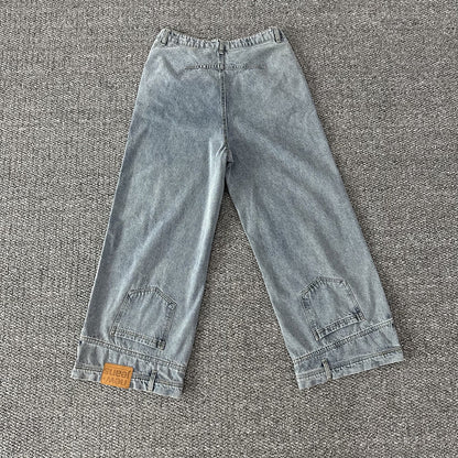 Amy – Wide Leg Flip Pocket Jeans