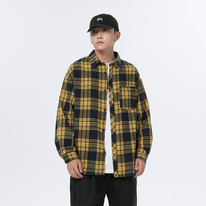 Stewart – Men's Casual Plaid Shirt Jacket