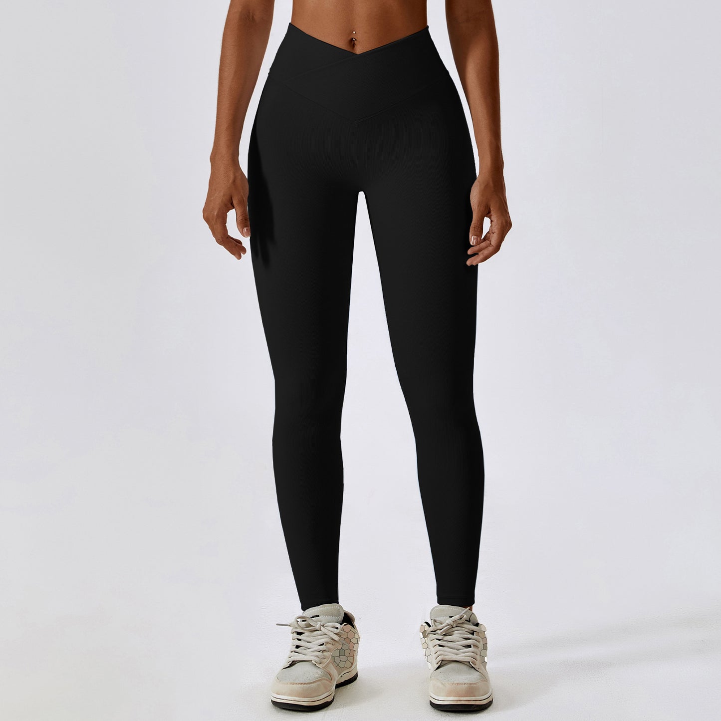 Mary – High Waist Yoga Pants with Tight Thread